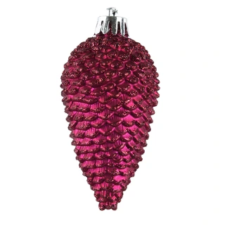 Dennenappels 6 st. - Festive Pink - afbeelding 2