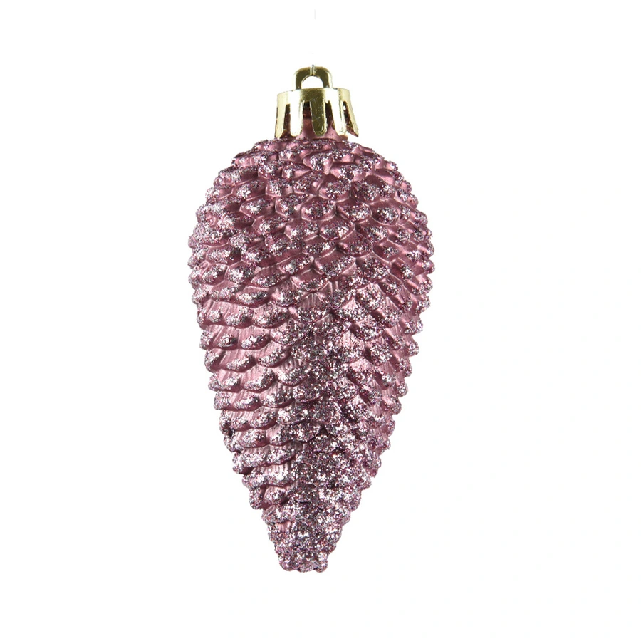 Dennenappels 6 st. - Vintage Roze - afbeelding 2
