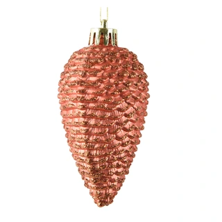 Dennenappels 6 st. - Warm Orange - afbeelding 2