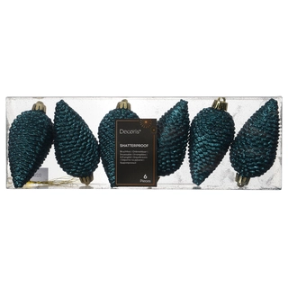 Dennenappels 6 st. - Emerald
