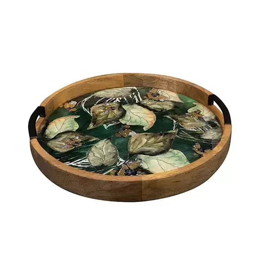 Ter Steege Dienblad Bee Green D35xH4 cm - afbeelding 1