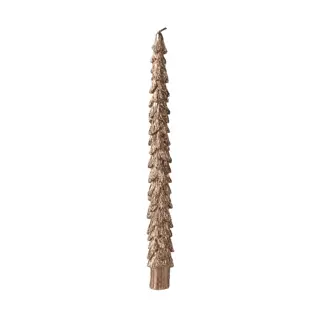 Dinerkaarsen Wax Kerstboom Gember - 2 st. - afbeelding 1