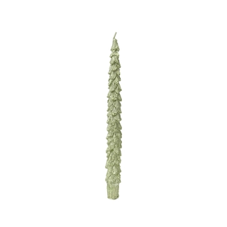 Dinerkaars Kerstboom Metallic Groen - afbeelding 2