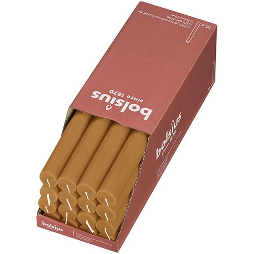 Bolsius Tafelkaars Rustiek 27x2,3 cm Honeycomb Yellow - 1 st.