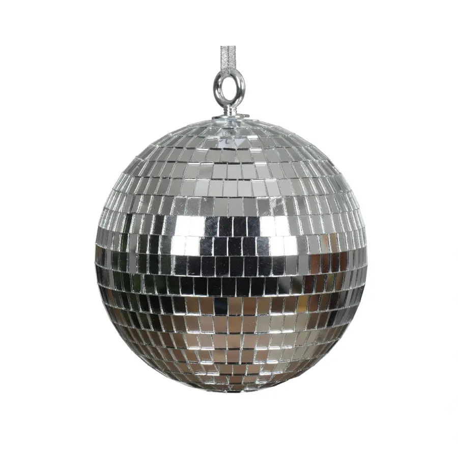 Kerstbal Foam Discobal Zilver - Ø15 cm
