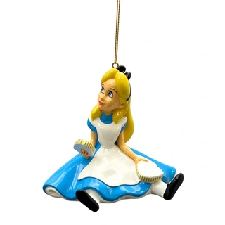 Disney Kerst Hanger 3D Alice Zittend