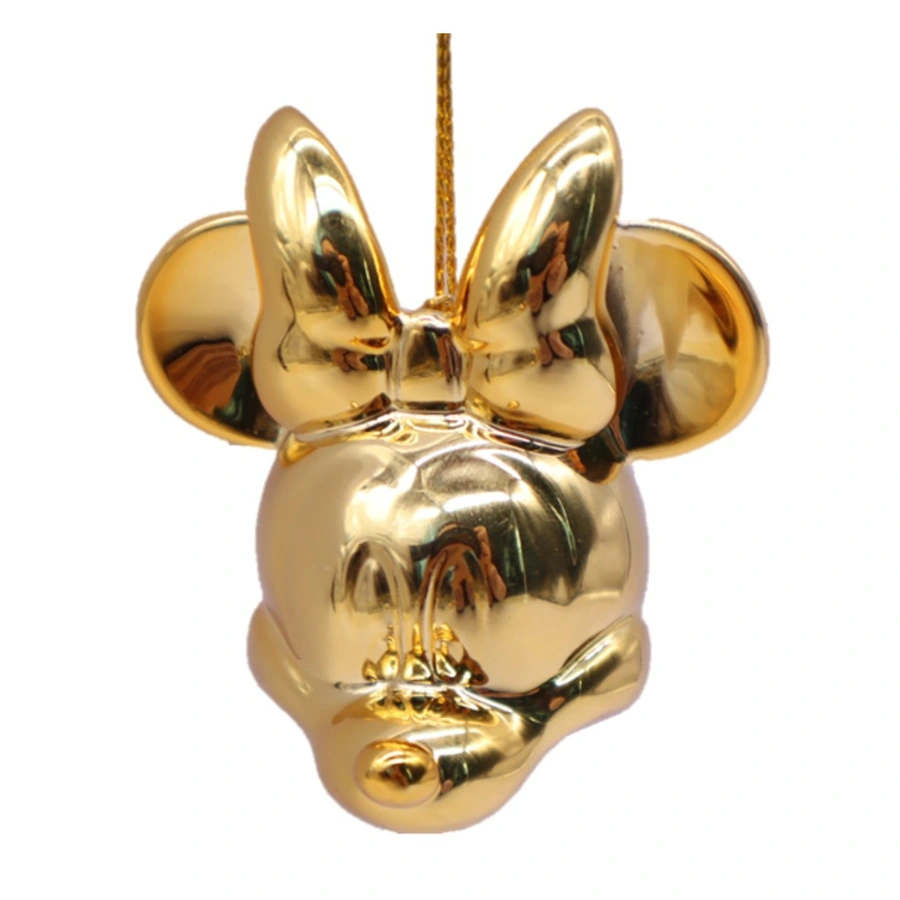 Disney Kerst Hanger 3D Minnie Gouden Hoofd