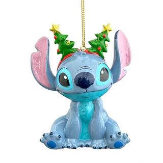 Disney Kerst Hanger 3D Stitch met Diadeem