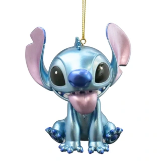 Disney Kerst Hanger 3D Stitch - Metallic Blauw
