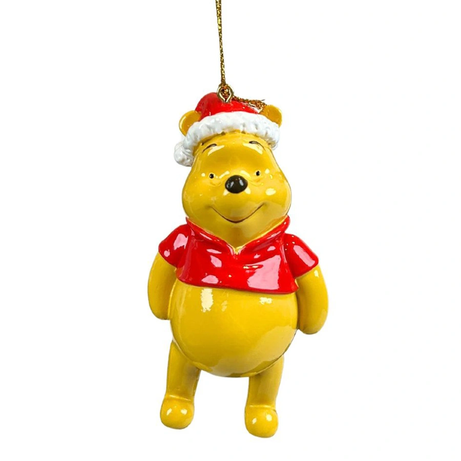 Disney Kerst Hanger 3D Winnie de Pooh Kerstmuts