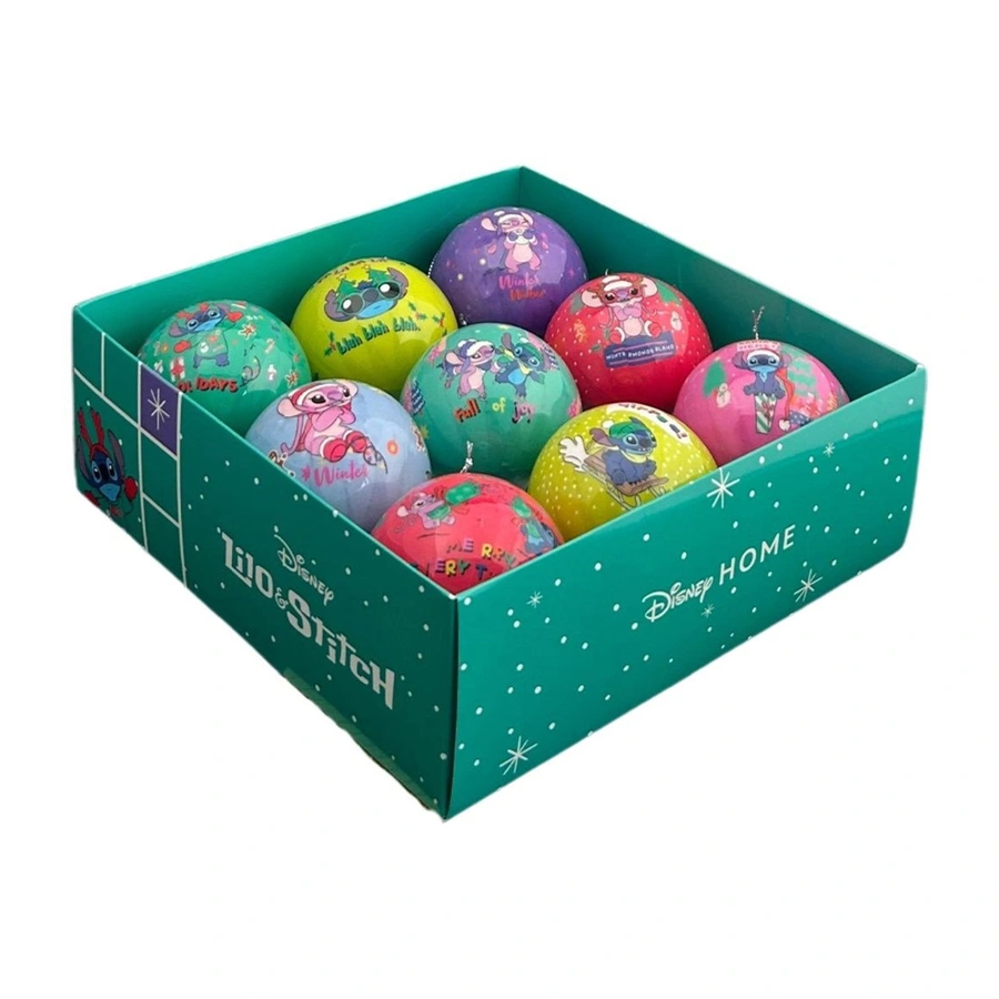 Disney Kerstballen Stitch 9 st. -  Multi - afbeelding 1