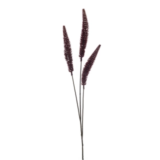 Kunsttak Dogtail Grass Spray Bordeaux - 88 cm
