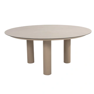 4 Seasons Outdoor Donato Low Diningtafel Latte - Ø160 cm
