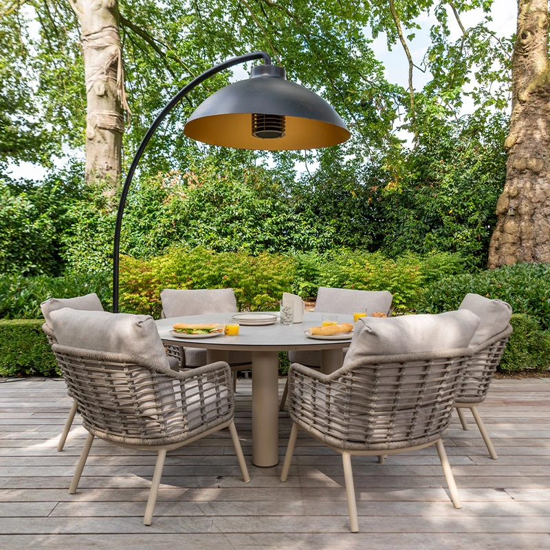 4 Seasons Outdoor Donato Low Diningtafel Latte - Ø160 cm - afbeelding 2