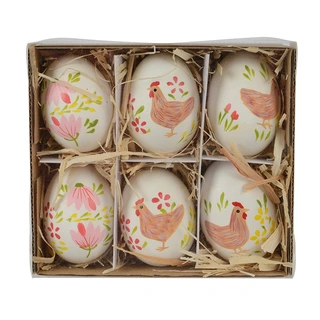 Paasei Kippen - 6 st. | Tuincentrum De Boet
