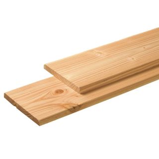 Douglas plank geschaafd/fijnbezaagd 2,8x24,5x400, geïmpregneerd