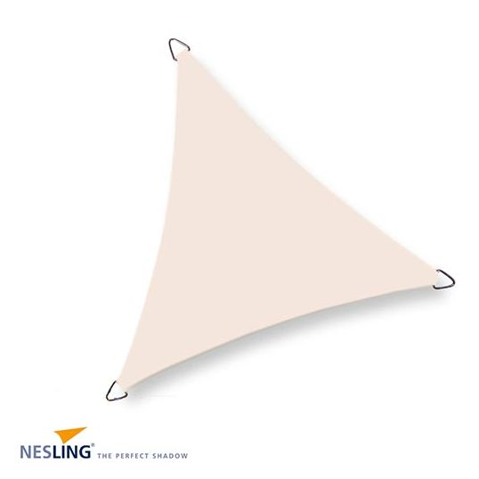 Nesling Dreamsail schaduwdoek driehoek 4m - Creme - afbeelding 1