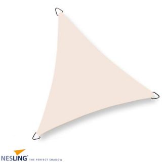 Nesling Dreamsail schaduwdoek driehoek 4m - Creme - afbeelding 4