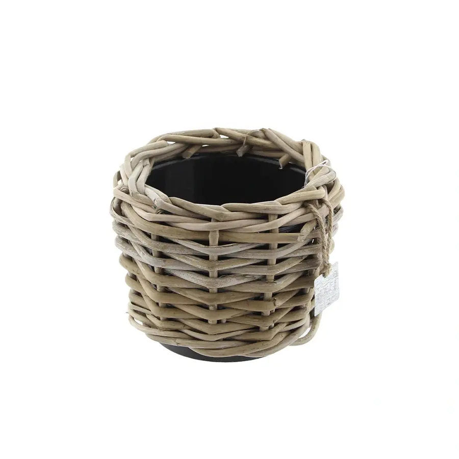 Drypot Rattan Grey Split - Ø17x14 cm