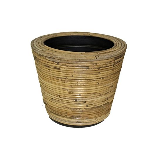 Drypot Round Stripe Grey - Ø32x23 cm
