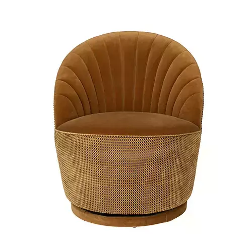 Dutchbone Madison Draaifauteuil - Whiskey - afbeelding 2