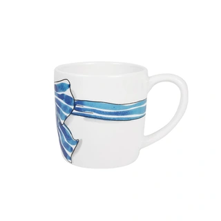 Blond Amsterdam Cappuccino Mok Blue Bow - 0,5 L | De Boet