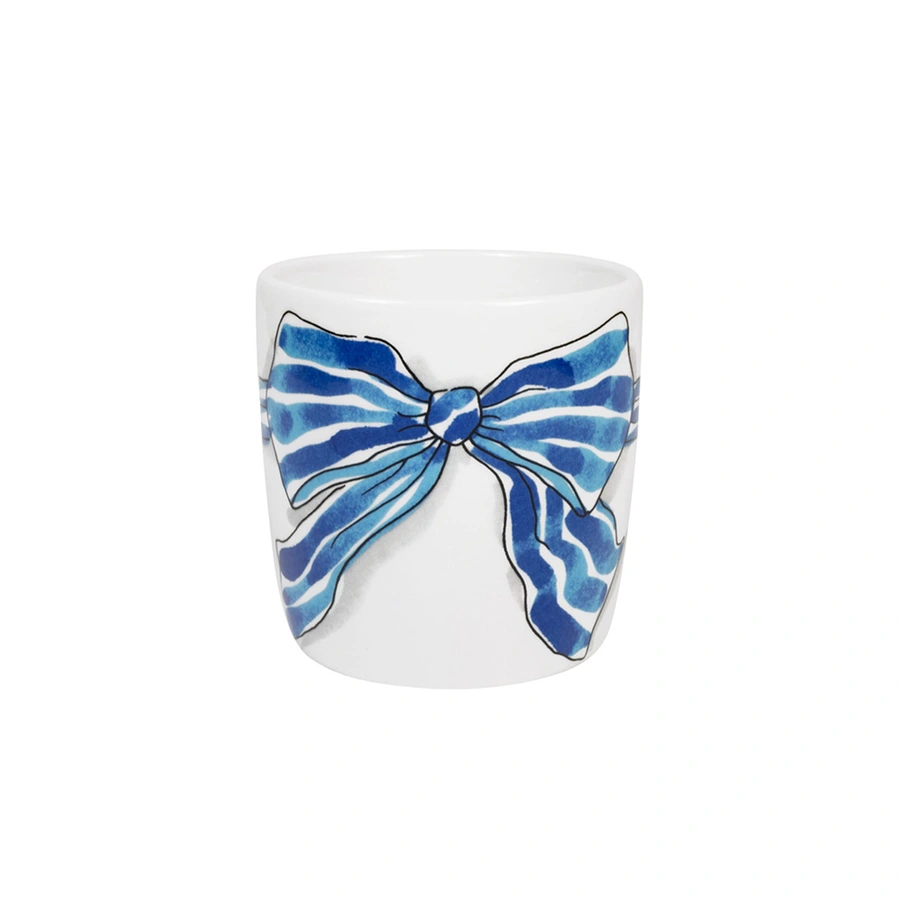 Blond Amsterdam Cappuccino Mok Blue Bow - 0,5 L - afbeelding 2