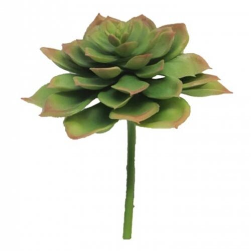 Kunst Echeveria Vetplant 17 cm - Green