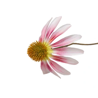 Kunsttak Echinacea Branch Pink - 123 cm - afbeelding 2