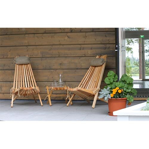 EcoFurn EcoChair Pine - Bruin - afbeelding 2