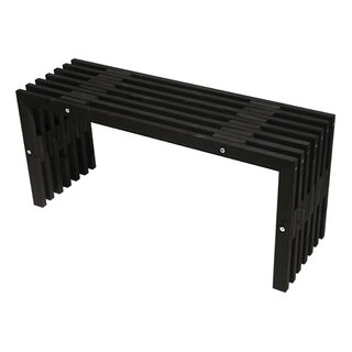 EcoFurn D-Bench 100 Pine - Black Oiled