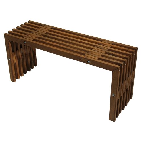 EcoFurn D-Bench 100 Pine - Brown Oiled