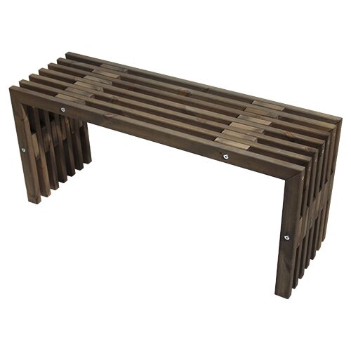 EcoFurn D-Bench 100 Pine - Grey Oiled