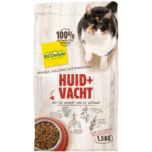 ECOstyle Kat huid en vacht 1,5 kg