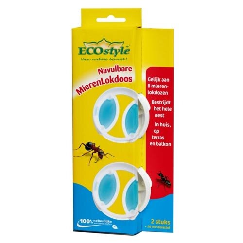 ECOstyle Navulbare Mierenlokdozen - 2 st.