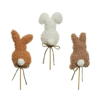 Konijn op Steker 31 cm - Assorti | Tuincentrum De Boet
