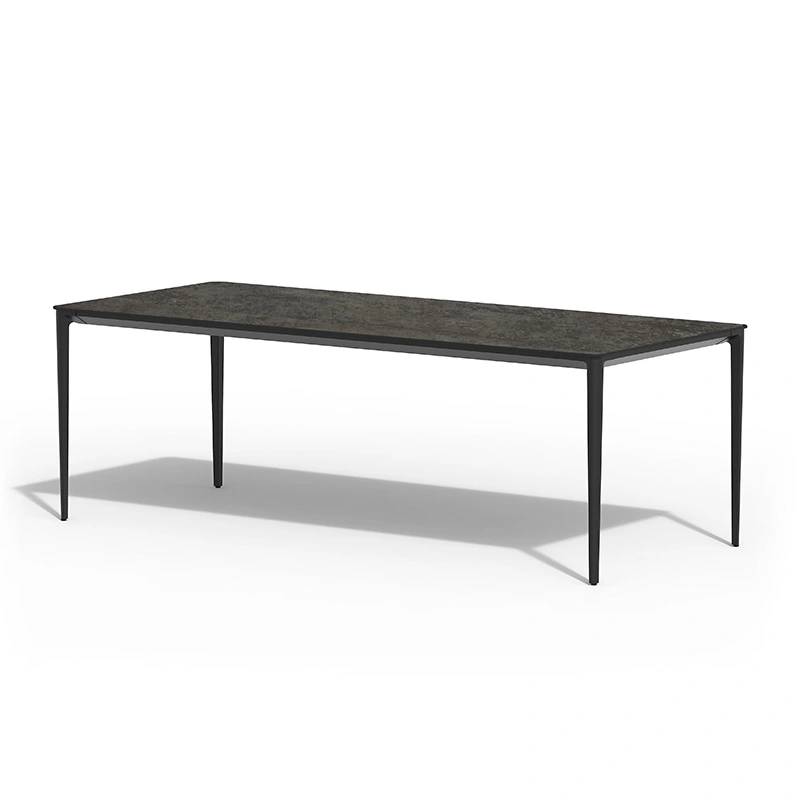 Tierra Outdoor Elegante Tuintafel Charcoal Forest Grey - 219x92 cm - afbeelding 2
