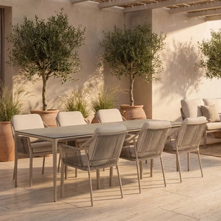 Tierra Outdoor Elegante Tuintafel Champagne Ophira - 219x92 cm - afbeelding 4