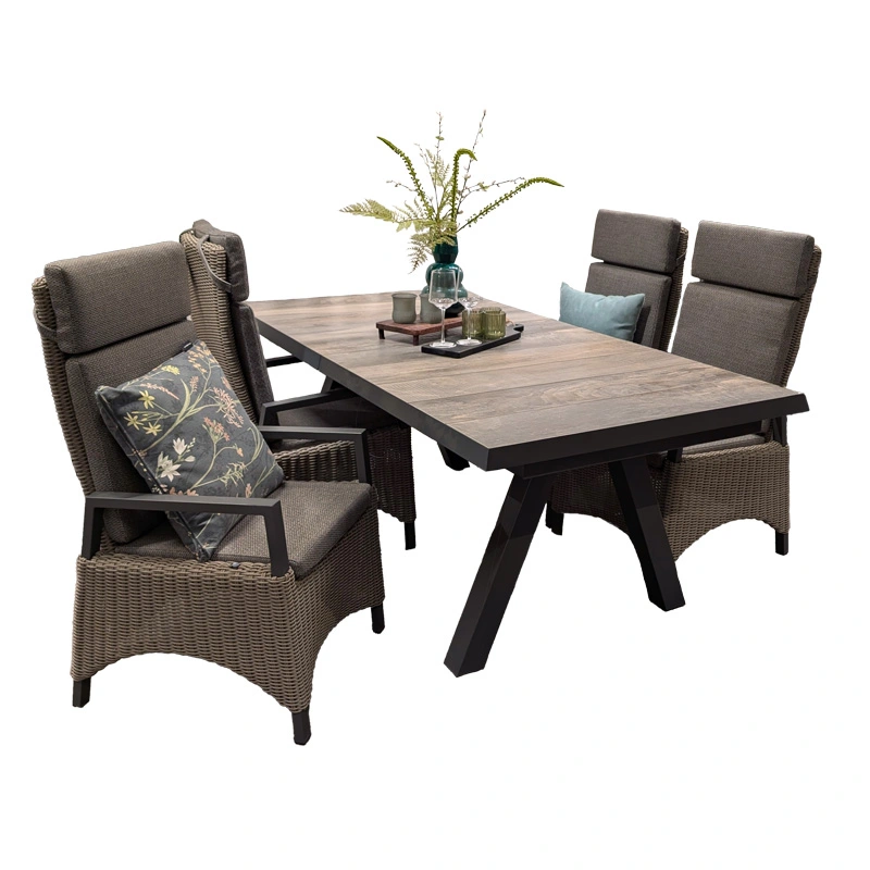 Your Own Living Elias Verstelbare Tuinstoel - Grey - afbeelding 5