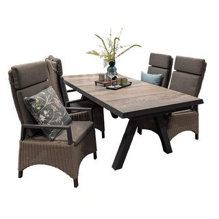 Your Own Living Elias Verstelbare Tuinstoel - Grey - afbeelding 5