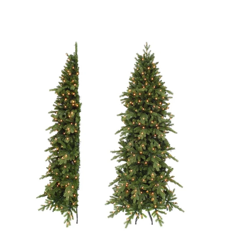 Kunstkerstboom Half Emerald LED Groen - 185 cm