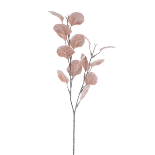 Kunsttak Eucalyptus Powdered Oranje - 68 cm