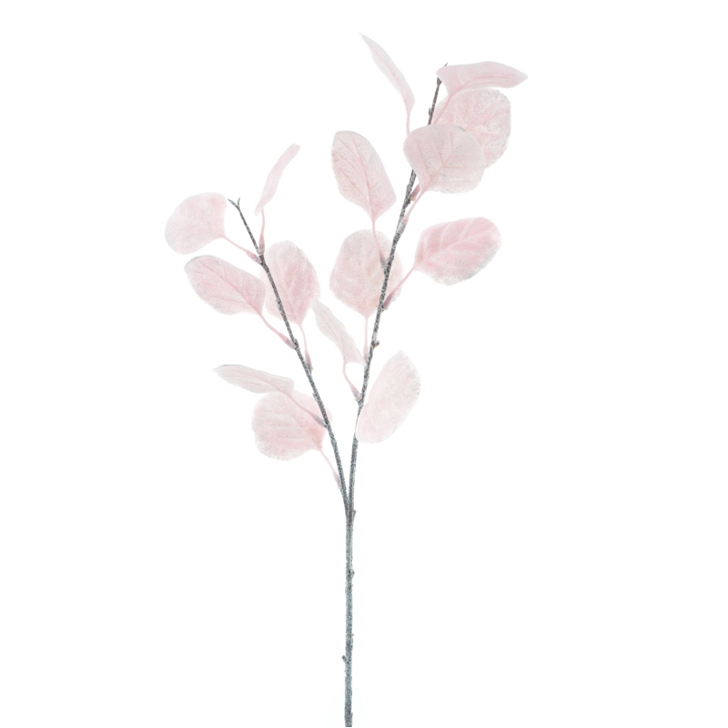 Kunsttak Eucalyptus Powdered Roze - 68 cm