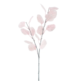 Kunsttak Eucalyptus Powdered Roze - 68 cm