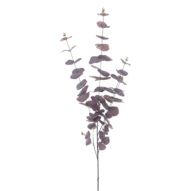 Kunsttak Eucalyptus Spray Paars - 120 cm