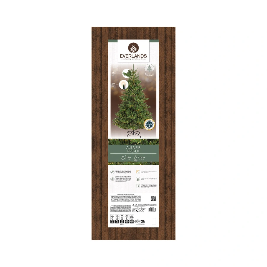 Everlands Alba Fir LED ID - 180 cm - afbeelding 2
