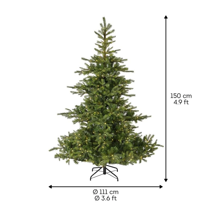 Everlands Grandis fir Micro LED - 150cm - afbeelding 6