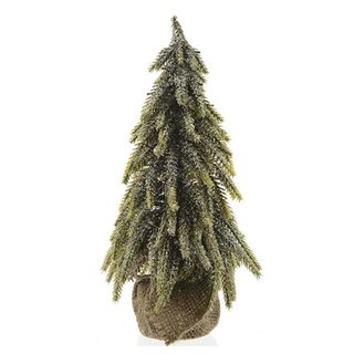 Miniboom Jute Sneeuwfinish - S