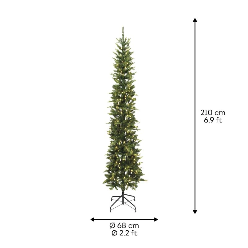 Everlands Slim fir LED - 210cm - afbeelding 5