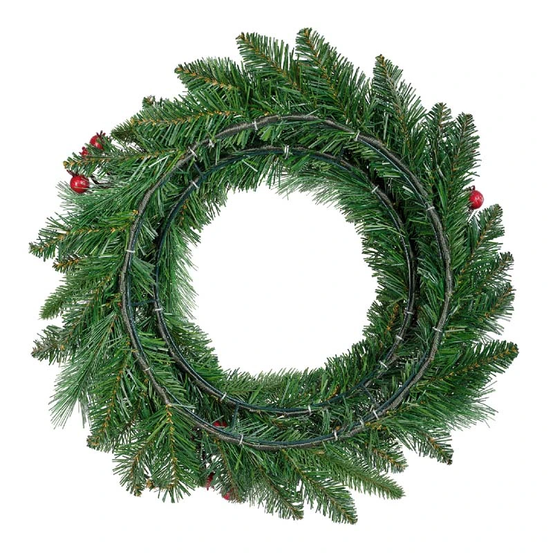 Everlands Windham krans frosted - 10cm - afbeelding 2